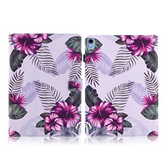 Coque Portefeuille Motif Fantaisie Livre Cuir Etui Clapet Y02B pour Apple iPad 10.9 (2022) Violet