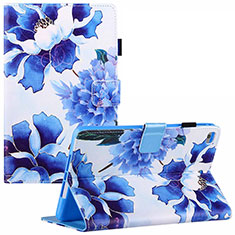 Coque Portefeuille Motif Fantaisie Livre Cuir Etui Clapet Y02B pour Apple iPad Mini 5 (2019) Bleu