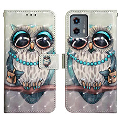 Coque Portefeuille Motif Fantaisie Livre Cuir Etui Clapet Y02B pour Motorola Moto G 5G (2023) Mixte