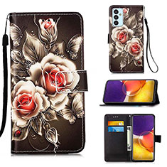 Coque Portefeuille Motif Fantaisie Livre Cuir Etui Clapet Y02B pour Samsung Galaxy F34 5G Noir