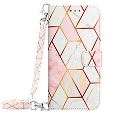 Coque Portefeuille Motif Fantaisie Livre Cuir Etui Clapet Y02B pour Samsung Galaxy Z Fold5 5G Blanc