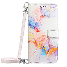 Coque Portefeuille Motif Fantaisie Livre Cuir Etui Clapet Y02B pour Samsung Galaxy Z Fold5 5G Bleu