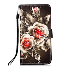 Coque Portefeuille Motif Fantaisie Livre Cuir Etui Clapet Y02B pour Xiaomi Poco M2 Pro Rouge