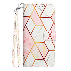 Coque Portefeuille Motif Fantaisie Livre Cuir Etui Clapet Y03B pour Samsung Galaxy A03 Blanc