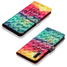 Coque Portefeuille Motif Fantaisie Livre Cuir Etui Clapet Y03B pour Samsung Galaxy A30S Rouge