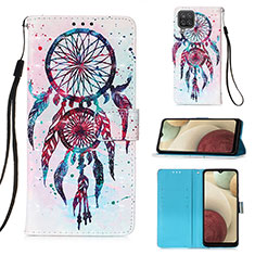 Coque Portefeuille Motif Fantaisie Livre Cuir Etui Clapet Y03B pour Samsung Galaxy M12 Mixte