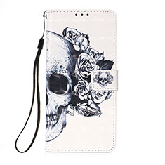 Coque Portefeuille Motif Fantaisie Livre Cuir Etui Clapet Y03B pour Xiaomi Poco M2 Pro Noir