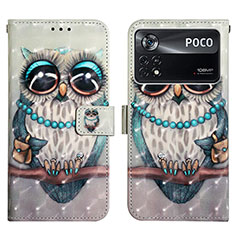 Coque Portefeuille Motif Fantaisie Livre Cuir Etui Clapet Y03B pour Xiaomi Poco X4 Pro 5G Mixte