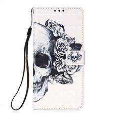 Coque Portefeuille Motif Fantaisie Livre Cuir Etui Clapet Y03B pour Xiaomi Redmi Note 9 Pro Max Noir