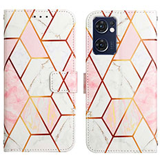 Coque Portefeuille Motif Fantaisie Livre Cuir Etui Clapet Y04B pour OnePlus Nord CE 2 5G Blanc