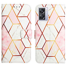 Coque Portefeuille Motif Fantaisie Livre Cuir Etui Clapet Y04B pour Oppo K10 5G India Blanc