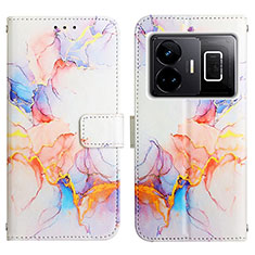 Coque Portefeuille Motif Fantaisie Livre Cuir Etui Clapet Y04B pour Realme GT Neo5 5G Bleu