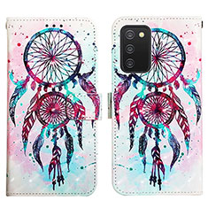 Coque Portefeuille Motif Fantaisie Livre Cuir Etui Clapet Y04B pour Samsung Galaxy A03s Mixte