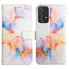 Coque Portefeuille Motif Fantaisie Livre Cuir Etui Clapet Y04B pour Samsung Galaxy A23 5G Bleu