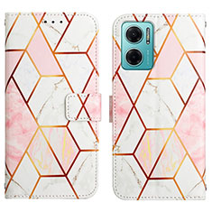 Coque Portefeuille Motif Fantaisie Livre Cuir Etui Clapet Y04B pour Xiaomi Redmi 10 5G Blanc