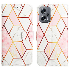 Coque Portefeuille Motif Fantaisie Livre Cuir Etui Clapet Y04B pour Xiaomi Redmi K50i 5G Blanc