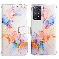 Coque Portefeuille Motif Fantaisie Livre Cuir Etui Clapet Y04B pour Xiaomi Redmi Note 11 Pro 5G Bleu