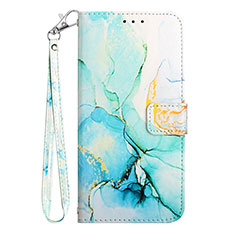 Coque Portefeuille Motif Fantaisie Livre Cuir Etui Clapet Y05B pour Samsung Galaxy F12 Vert