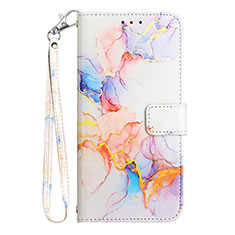 Coque Portefeuille Motif Fantaisie Livre Cuir Etui Clapet YB4 pour Xiaomi Redmi Note 12 5G Bleu