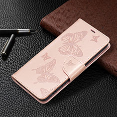 Coque Portefeuille Papillon Livre Cuir Etui Clapet B13F pour Samsung Galaxy S22 Plus 5G Or