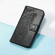 Coque Portefeuille Papillon Livre Cuir Etui Clapet S01D pour Huawei Nova 9 SE Noir