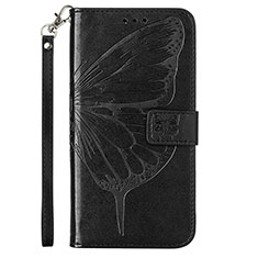 Coque Portefeuille Papillon Livre Cuir Etui Clapet Y02B pour Google Pixel 8 5G Noir