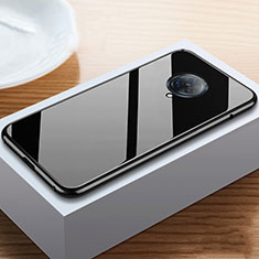 Coque Rebord Bumper Luxe Aluminum Metal Miroir 360 Degres Housse Etui Aimant M06 pour Vivo Nex 3 Noir