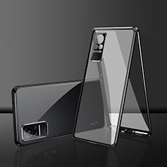 Coque Rebord Bumper Luxe Aluminum Metal Miroir 360 Degres Housse Etui Aimant pour Xiaomi Civi 1S 5G Noir