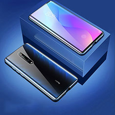 Coque Rebord Bumper Luxe Aluminum Metal Miroir 360 Degres Housse Etui Aimant T06 pour Xiaomi Mi 9T Noir