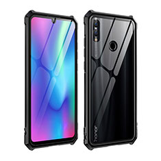 Coque Rebord Bumper Luxe Aluminum Metal Miroir Housse Etui pour Huawei P Smart (2019) Noir