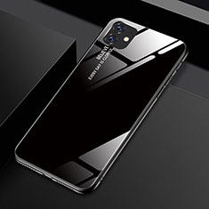 Coque Rebord Contour Silicone et Vitre Miroir Housse Etui Degrade Arc en Ciel H01 pour Apple iPhone 11 Noir