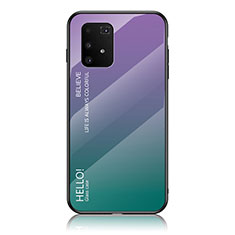 Coque Rebord Contour Silicone et Vitre Miroir Housse Etui Degrade Arc en Ciel LS1 pour Samsung Galaxy S10 Lite Mixte