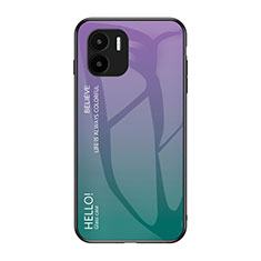 Coque Rebord Contour Silicone et Vitre Miroir Housse Etui Degrade Arc en Ciel LS1 pour Xiaomi Poco C50 Mixte