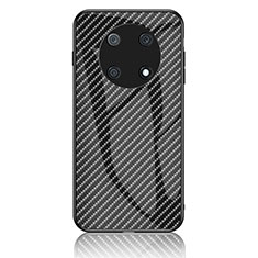 Coque Rebord Contour Silicone et Vitre Miroir Housse Etui Degrade Arc en Ciel LS2 pour Huawei Nova Y90 Noir