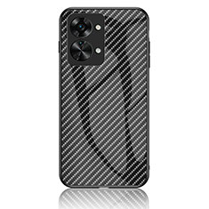 Coque Rebord Contour Silicone et Vitre Miroir Housse Etui Degrade Arc en Ciel LS2 pour OnePlus Nord 2T 5G Noir