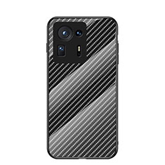 Coque Rebord Contour Silicone et Vitre Miroir Housse Etui Degrade Arc en Ciel LS2 pour Xiaomi Mi Mix 4 5G Noir