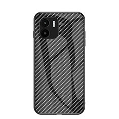 Coque Rebord Contour Silicone et Vitre Miroir Housse Etui Degrade Arc en Ciel LS2 pour Xiaomi Poco C50 Noir