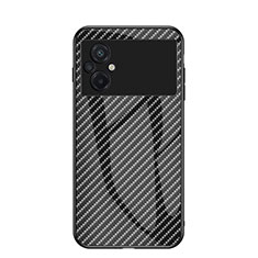 Coque Rebord Contour Silicone et Vitre Miroir Housse Etui Degrade Arc en Ciel LS2 pour Xiaomi Poco M5 4G Noir