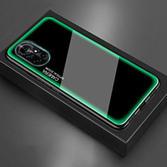 Coque Rebord Contour Silicone et Vitre Miroir Housse Etui M01 pour Huawei Nova 8 5G Vert