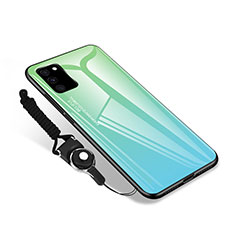 Coque Rebord Contour Silicone et Vitre Miroir Housse Etui M01 pour Samsung Galaxy S20 FE 4G Vert