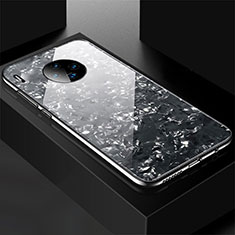 Coque Rebord Contour Silicone et Vitre Miroir Housse Etui M02 pour Huawei Mate 30 Noir