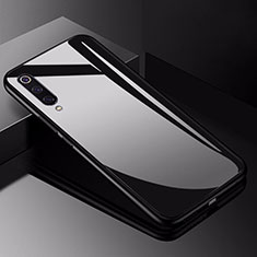 Coque Rebord Contour Silicone et Vitre Miroir Housse Etui pour Xiaomi Mi 9 Noir