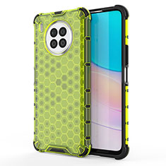 Coque Rebord Contour Silicone et Vitre Transparente Housse Etui 360 Degres AM1 pour Huawei Honor 50 Lite Vert