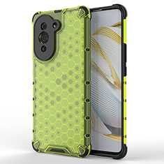 Coque Rebord Contour Silicone et Vitre Transparente Housse Etui 360 Degres AM1 pour Huawei Nova 10 Pro Vert