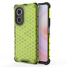 Coque Rebord Contour Silicone et Vitre Transparente Housse Etui 360 Degres AM1 pour Huawei Nova 9 SE Vert