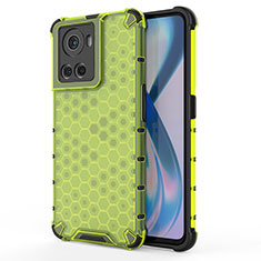 Coque Rebord Contour Silicone et Vitre Transparente Housse Etui 360 Degres AM1 pour OnePlus Ace 5G Vert