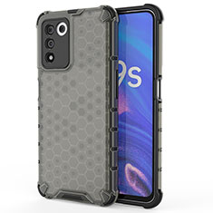 Coque Rebord Contour Silicone et Vitre Transparente Housse Etui 360 Degres AM1 pour Oppo K9S 5G Noir