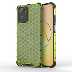 Coque Rebord Contour Silicone et Vitre Transparente Housse Etui 360 Degres AM1 pour Realme 10 4G Vert