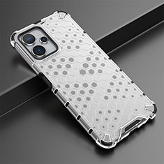 Coque Rebord Contour Silicone et Vitre Transparente Housse Etui 360 Degres AM1 pour Realme 10T 5G Blanc