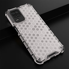 Coque Rebord Contour Silicone et Vitre Transparente Housse Etui 360 Degres AM1 pour Realme 8s 5G Blanc